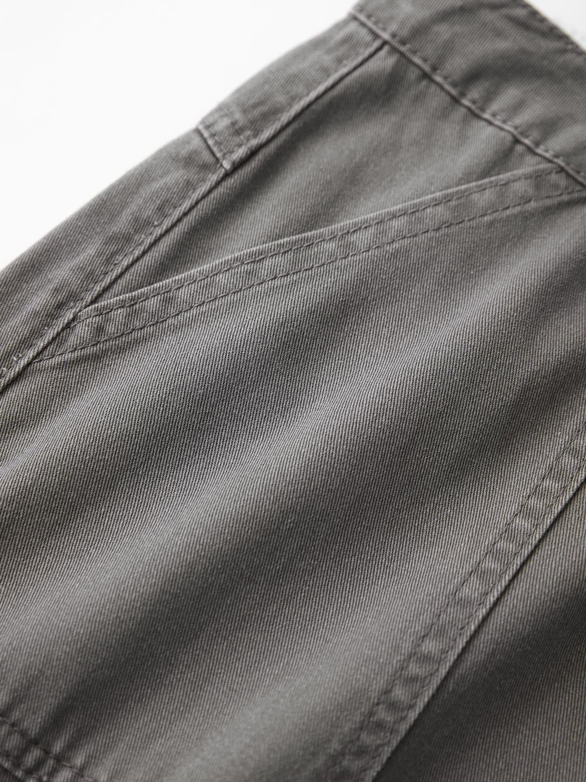 Fold Over Waist Y2K Straight Leg Pants-5