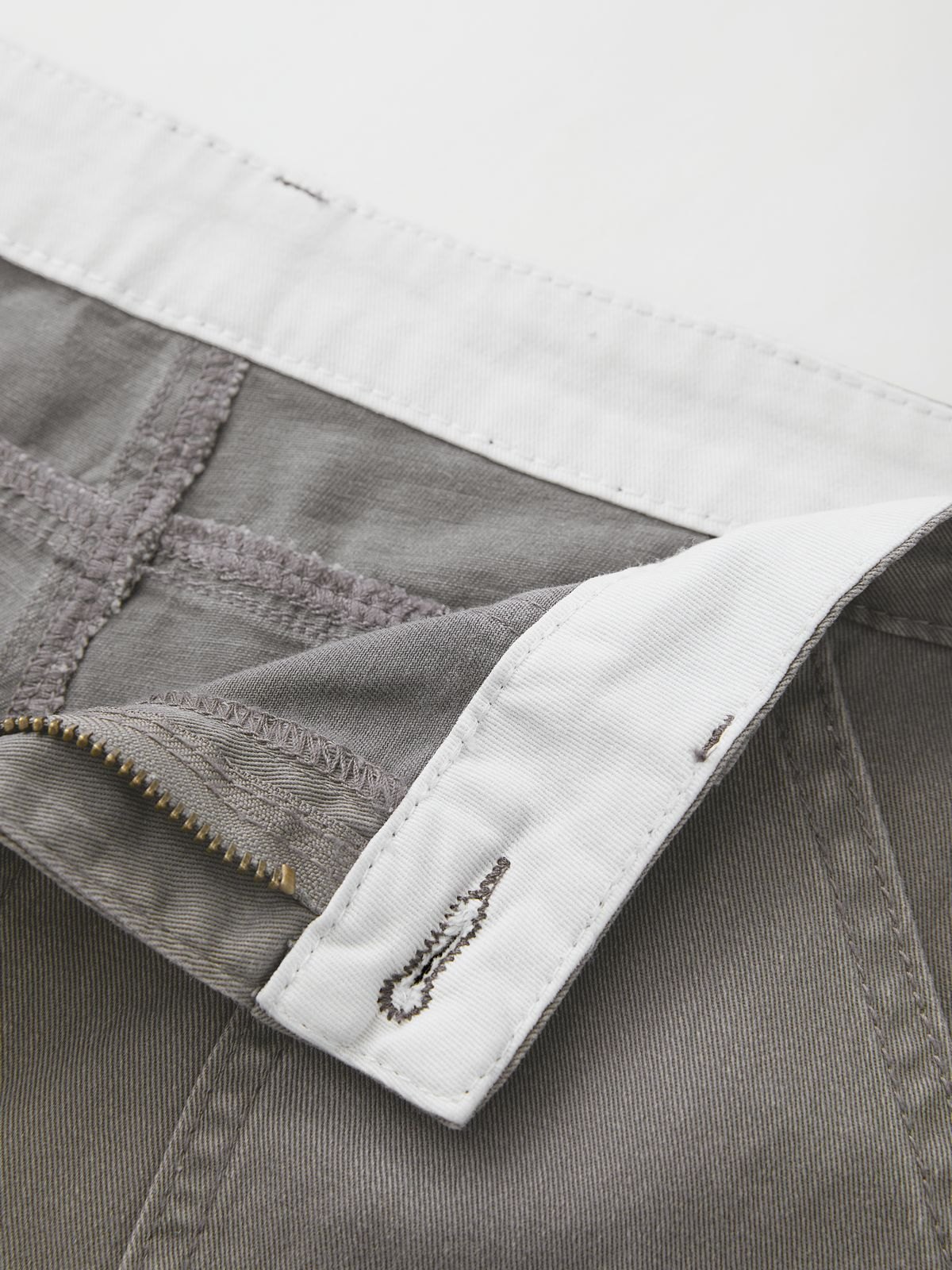 Fold Over Waist Y2K Straight Leg Pants-7